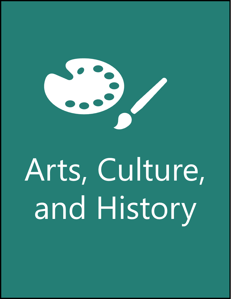 Header: Arts, Culture, and History. 