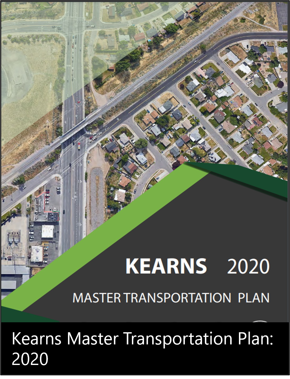 Cover of Kearns Master Transportation Plan. Click on the image to read the plan.